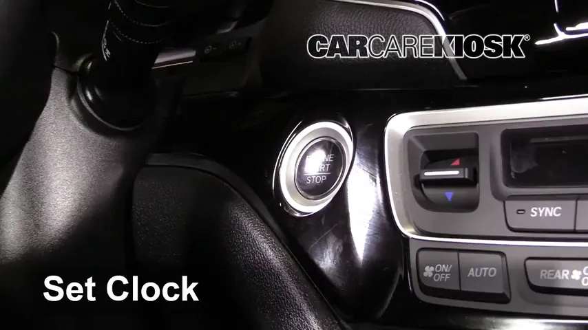 2019 Honda Passport Elite 3.5L V6 Clock